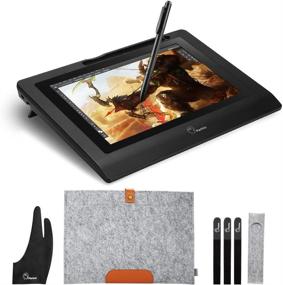 img 4 attached to 🖥️ Parblo Coast10 Graphics Drawing Tablet: 10.1 Inch LCD Monitor with Cordless Battery-Free Pen