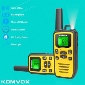 img 2 attached to 📻 Ultimate Long Range Walkie Talkies: Professional 2 Way Radios for Adults - Rechargeable, Handheld Survival Gear for Camping