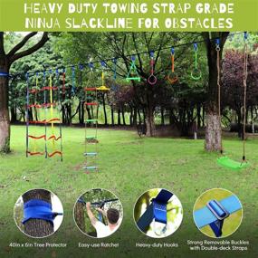 img 1 attached to 🌈 Enhance Your Rainbow Craft Obstacle Course with Removable Accessories