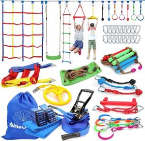 img 4 attached to 🌈 Enhance Your Rainbow Craft Obstacle Course with Removable Accessories