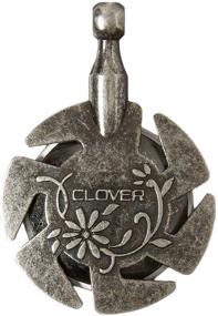 img 1 attached to 🧶 Clover 3106 Yarn Cutter Pendant, Antique Silver, 4.9 Inches Height, 2.5 Inches Length, 0.4 Inches Width