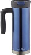 ☕ superior stainless travel mug by contigo snapseal logo