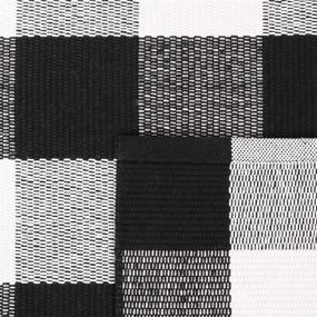 img 1 attached to Stylish and Durable: KIMODE Hand Woven Checkered Collection - Washable Rugs