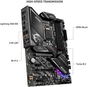 img 1 attached to Обновленная: игровая материнская плата MSI MPG Z490 Gaming Edge WiFi ATX - 10-го поколения процессор Intel Core, DDR4, два слота M.2, USB 3.2 Gen 2, Wi-Fi 6, Mystic Light RGB.