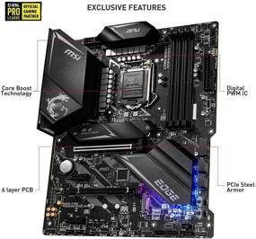 img 3 attached to Обновленная: игровая материнская плата MSI MPG Z490 Gaming Edge WiFi ATX - 10-го поколения процессор Intel Core, DDR4, два слота M.2, USB 3.2 Gen 2, Wi-Fi 6, Mystic Light RGB.