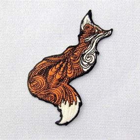 img 2 attached to Fox Patch Embroidered Badge - Lovely Emblem for Iron On or Sew On