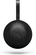 vifa reykjavik bluetooth speaker - portable mini outdoor wireless speaker, enhanced stereo sound, nordic design, built-in mic for hands-free calls - lava black, ideal personal speaker logo
