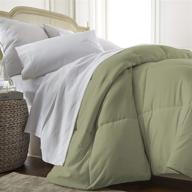 🍃 linen market king/calking comforter in sage logo