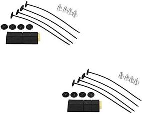 img 4 attached to LTI-DIRECT Universal Fan Mount Kit for 7 to 16-Inch Electric Slim Fan Plastic Push Through Radiator Tie Strap (2-Pack)