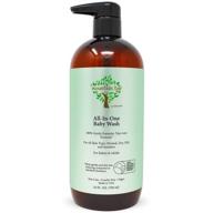 👶 premium usda biobased all-in-one baby wash - sulfate-free, tear-free, hypoallergenic 2-in-1 baby shampoo & body wash (24 oz / 709 ml) logo
