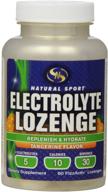 🍊 replenish & hydrate tangerine flavor fizzactive lozenges - natural sport electrolyte, 60 count logo