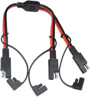 🔌 lixintian 10awg sae dc power automotive connector cable y splitter 1 to 2 sae extension cable - 40cm | ideal for solar battery connection and transfer solutions logo