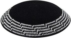 img 1 attached to 🧢 Premium Zion Judaica Knit Kippot: Wholesale Packs or Individual Pieces with Complimentary Clips