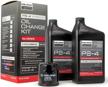 🔧 polaris full synthetic oil change kit: 2 quarts ps-4 extreme duty engine oil & 1 oil filter - 2878924 logo
