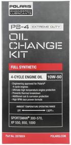 img 1 attached to 🔧 Polaris Full Synthetic Oil Change Kit: 2 Quarts PS-4 Extreme Duty Engine Oil & 1 Oil Filter - 2878924