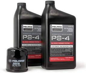 img 3 attached to 🔧 Polaris Full Synthetic Oil Change Kit: 2 Quarts PS-4 Extreme Duty Engine Oil & 1 Oil Filter - 2878924