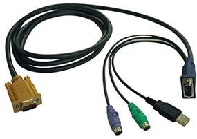 img 3 attached to Tripp Lite P778-015 USB/PS2 Combo Cable: Enhanced Connectivity & Versatility (15 Feet, Black)