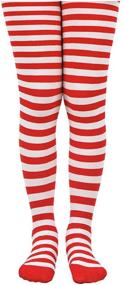 img 2 attached to Adorable Striped Tights for Little Girls: Jefferies Socks Delight!