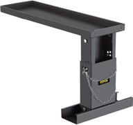 🪜 vevor 23.4x7.6-inch ladder extender: adjustable height range, leveling tool for stairs, steel construction, black powder coated logo
