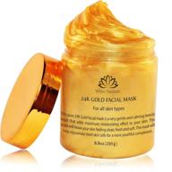 🌟 24k gold facial mask by white naturals - rejuvenating anti-aging face mask for flawless skin, minimizes fine lines & wrinkles, clears acne, and moisturizes skin logo