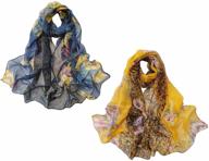 🧣 acotavie fashionable lightweight scarves for women, ideal holiday accessories in scarves & wraps logo