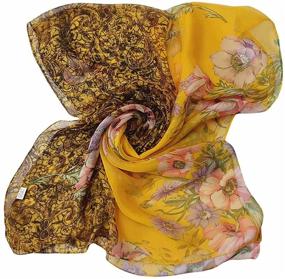 img 1 attached to 🧣 Acotavie Fashionable Lightweight Scarves for Women, Ideal Holiday Accessories in Scarves & Wraps