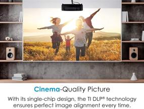 img 2 attached to 🎥 Optoma HD146X High Performance Projector for Movies & Gaming, Bright 3600 Lumens, DLP Single Chip Design, Enhanced Gaming Mode with 16ms Response Time