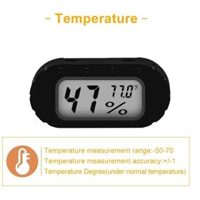 img 3 attached to Mini Digital Electronic Thermometer Hygrometer - 12 Pack for Indoor Monitoring in Humidifiers, Greenhouses, Gardens, Basements