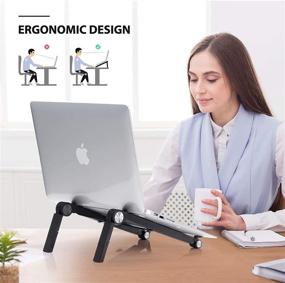 img 3 attached to Adjustable Ergonomic Portable Compatible Notebook Laptop Accessories
