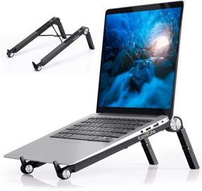 img 4 attached to Adjustable Ergonomic Portable Compatible Notebook Laptop Accessories