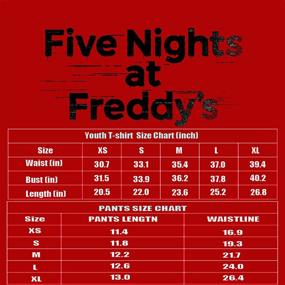 img 1 attached to FNAF Large Boys' Clothing Set: Freddy Summer Nights T-Shirt