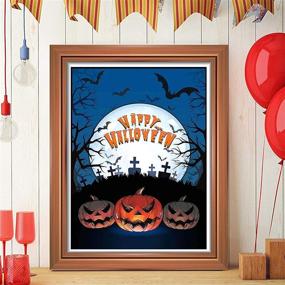 img 4 attached to Diamond Painting Halloween Embroidery 11 8X15 7 Painting, Drawing & Art Supplies