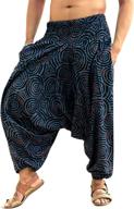 sarjana handicrafts: stylish cotton harem pants with pockets for men and women - perfect for yoga and hippie fashion логотип