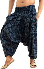 img 4 attached to Sarjana Handicrafts: Stylish Cotton Harem Pants with Pockets for Men and Women - Perfect for Yoga and Hippie Fashion