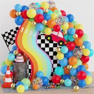 🎈 dubedat 151 piece balloon garland kit - 8 colors including confetti balloons for rainbow party, carnival, circus, fiesta, wedding, baby shower, anniversary, and birthday party decorations логотип