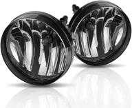 ๐ autosaver88 fog lights for 2007-2013 gmc sierra 1500/2007-2014 sierra 2500 3500 (oe style with smoke lens & 5202 ps 12v 37.5w bulbs) logo