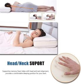 img 3 attached to 💤 Winthome Adjustable Memory Foam Pillows: Cooling Bed Pillows for Back, Stomach or Side Sleepers