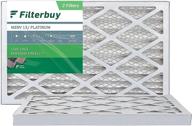 🌬️ filterbuy platinum pleated air filter merv 13, 18x30x1 hvac ac furnace filters (2-pack) logo
