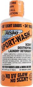 img 4 attached to 🧺 Atsko Sport-Wash Laundry Detergent 1L Bottle - 34 Wash Loads | Superior Cleaning Power 1338L