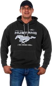 img 4 attached to 🚗 Ford Mustang Men's Hoodies - 5 Styles: Pullovers & Full Zip Up by Jh Design