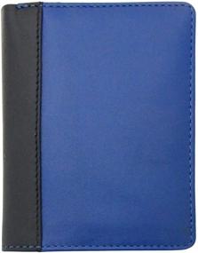 img 1 attached to Visconti Two Tone Leather Bi Fold Wallet