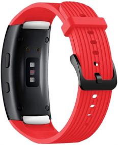 img 4 attached to Замена ремешков Watbro совместима с плечом Samsung Gear Fit2 Pro ремешки ремешков ремешков для смарт-часов Samsung Gear Fit2 Pro.