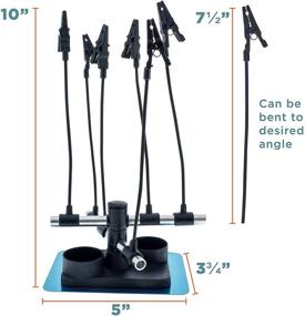 img 2 attached to Enhanced Airbrush Project Holder: The Almighty Clip Holder Revolutionizes Your Work