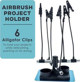 img 3 attached to Enhanced Airbrush Project Holder: The Almighty Clip Holder Revolutionizes Your Work