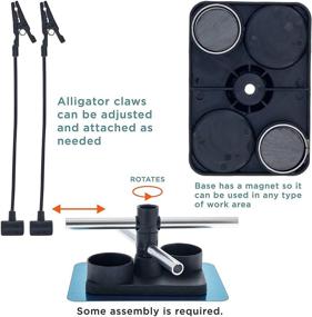 img 1 attached to Enhanced Airbrush Project Holder: The Almighty Clip Holder Revolutionizes Your Work