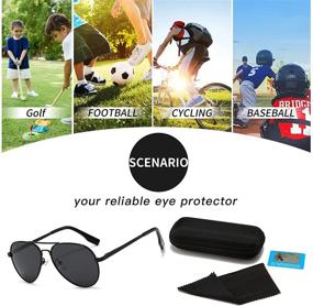 img 3 attached to Sunglasses Polarized Aviator Sunglasses Glasses