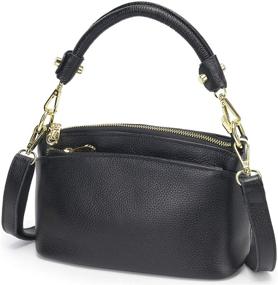 img 4 attached to Lightweight Messenger Satchel Crossbody Handbags & Wallets for Women