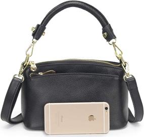 img 3 attached to Lightweight Messenger Satchel Crossbody Handbags & Wallets for Women