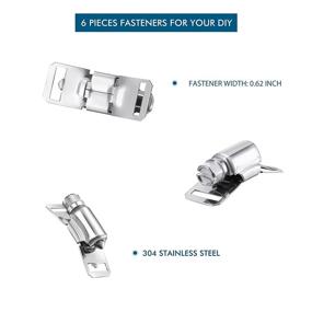 img 2 attached to 🔩 Adjustable Stainless Fasteners for Ducting Clamps