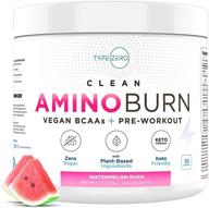 🍉 aminoburn - вкус арбуза, 30 порций - натуральный препрейм для тренировок + веганский добавка bcaa без сахара, аминокислоты bcaa. идеально подходит для похудения у женщин, кето-энергетики перед тренировкой и востановительного напитка после тренировки. логотип